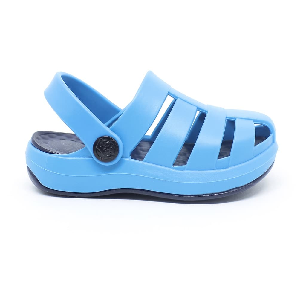 Babuche Para Meninos Sandália Chinelo Papete Infantil Plugt Menino Pop Azul Neon Promoção