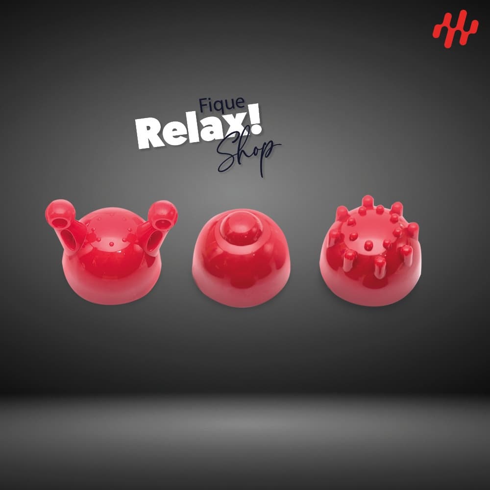 3 Ponteiras Massageador Profissional