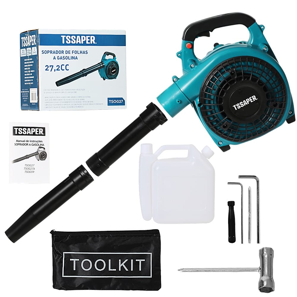 Soprador de Folhas a Gasolina Potente Para Uso Profissional 27,2CC – TSSAPER