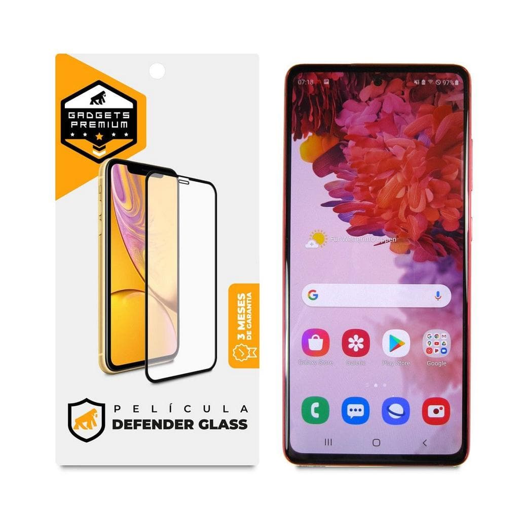 Película Defender Glass para Samsung Galaxy S20 FE - Preta - Gshield