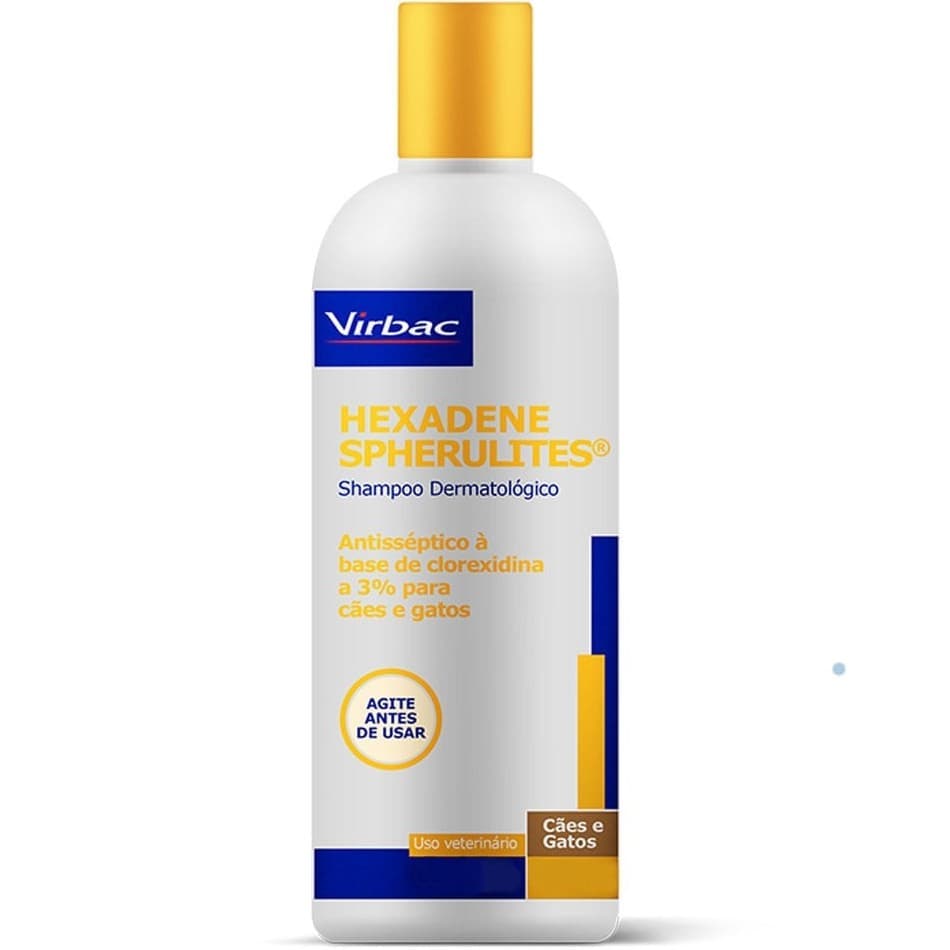 Hexadene Spherulites Shampoo Dermatológico 250ml Cães Gatos