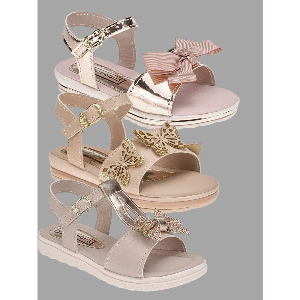 Kit 3 Sandalia Infantil Menina Sandalia infantil Feminina