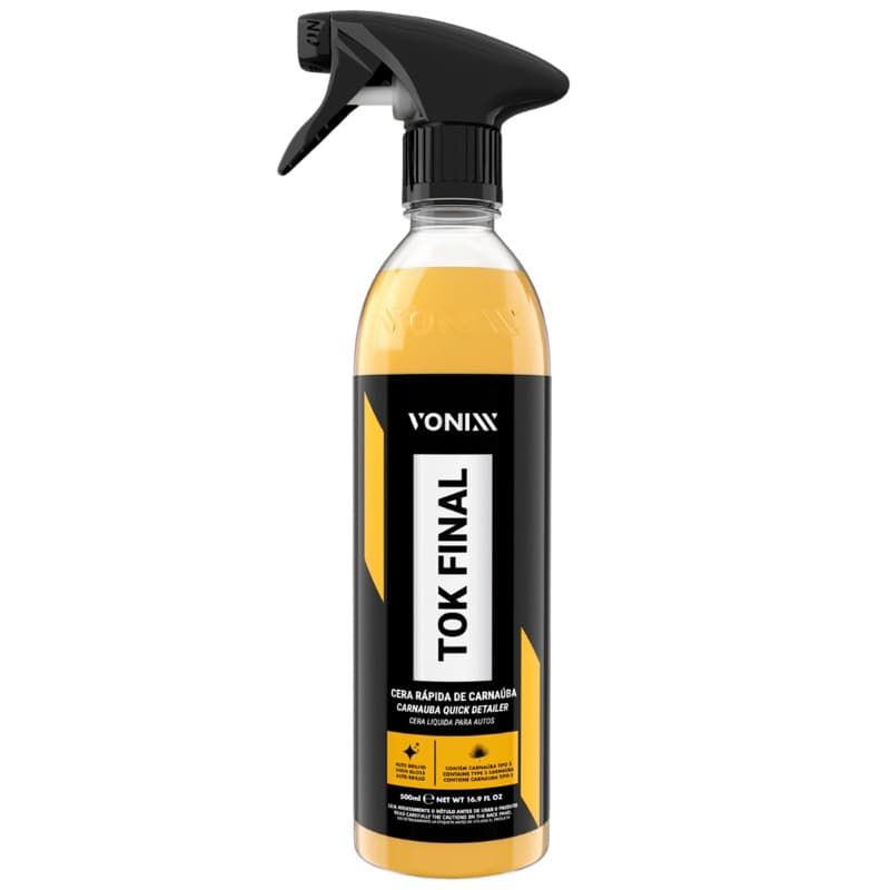 Vonixx Tok Final Cera Líquida Carnaúba Proteção Automotiva 500ml Líder