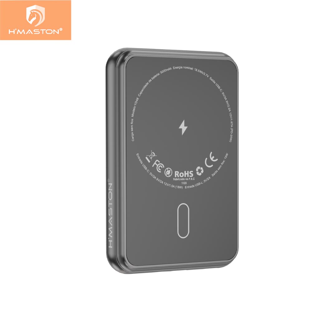 H'maston YD-42 Carregamento rápido magnético sem fio 10000mAh power bank Carregador Portátil Indução