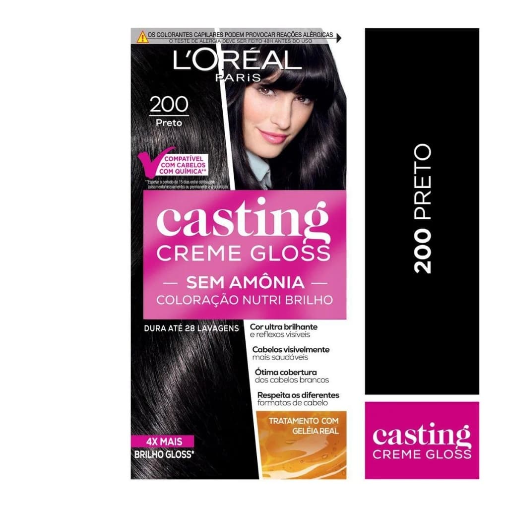 Tintura Casting Creme Gloss 200 Preto