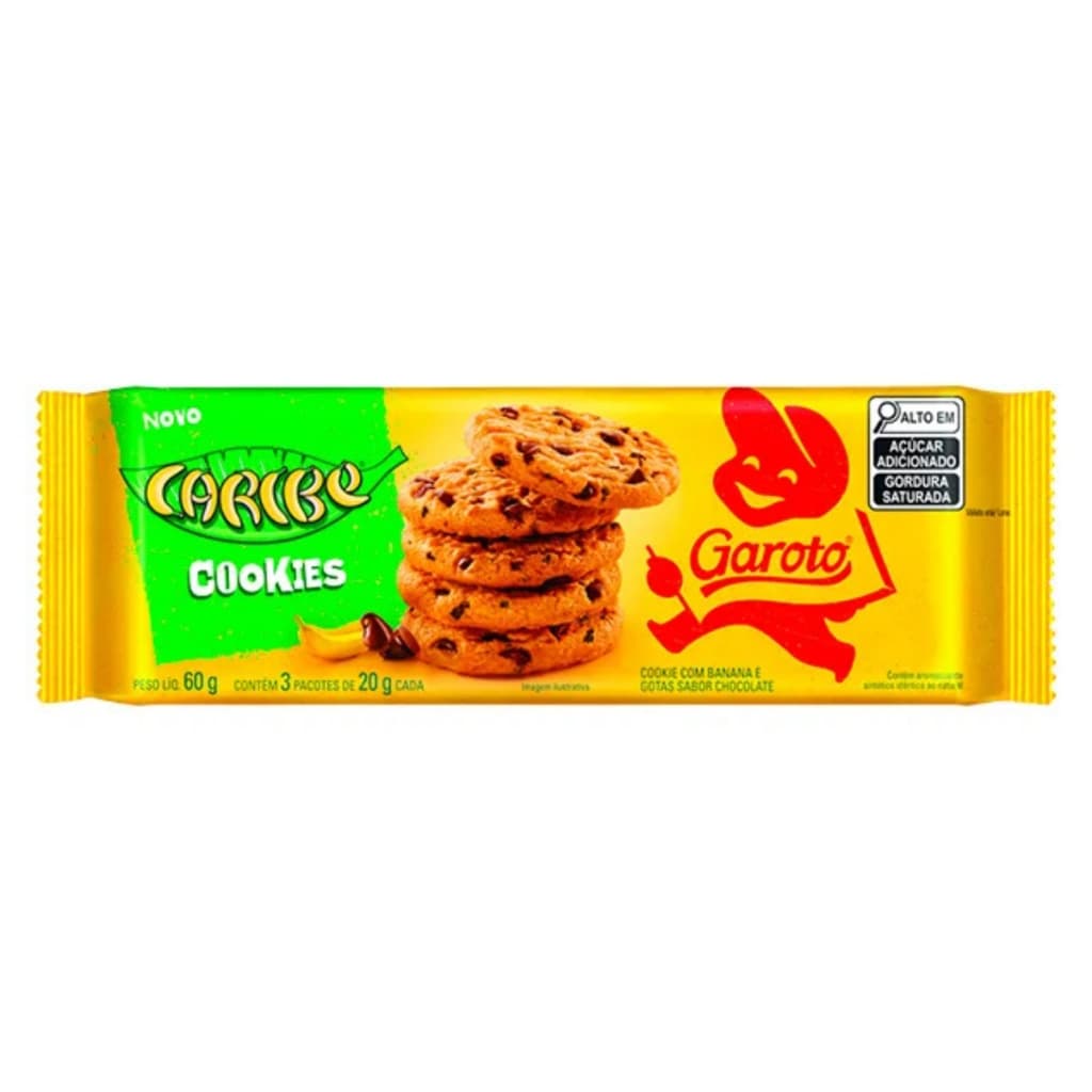 Cookies Caribe 60g Garoto