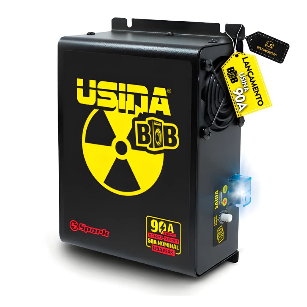 Fonte Usina Automotiva 90a Amperes Bivolt Bateria Bob