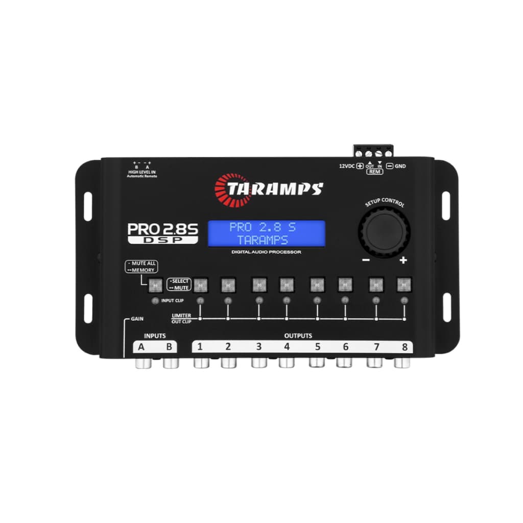 Processador Crossover De Audio Digital Taramps Pro 2.8 S