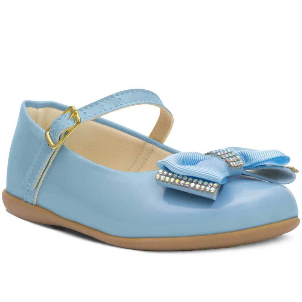 Sapatilha Infantil Pópidi Feminina Menina Laço Gorgurão 02.07