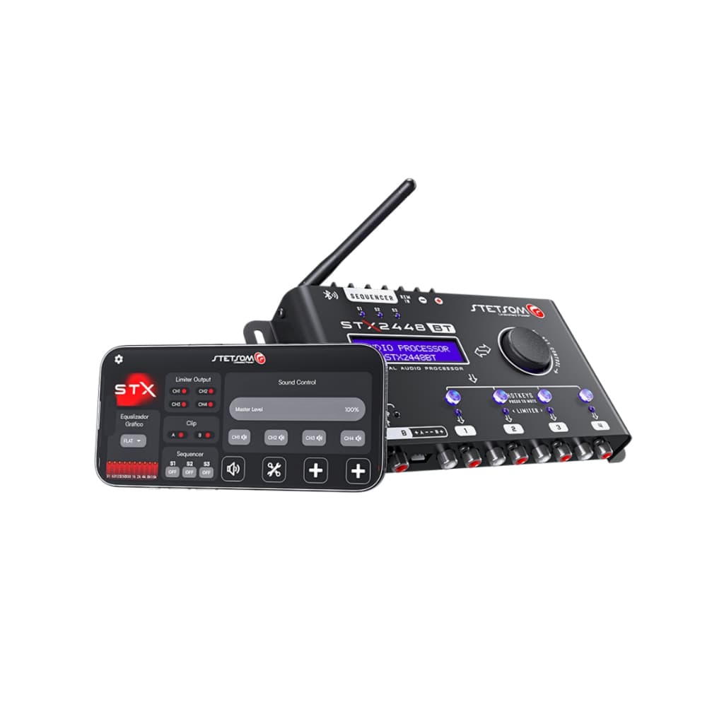 Processador Stetsom Stx 2448 Bt Audio Digital Bluetooth