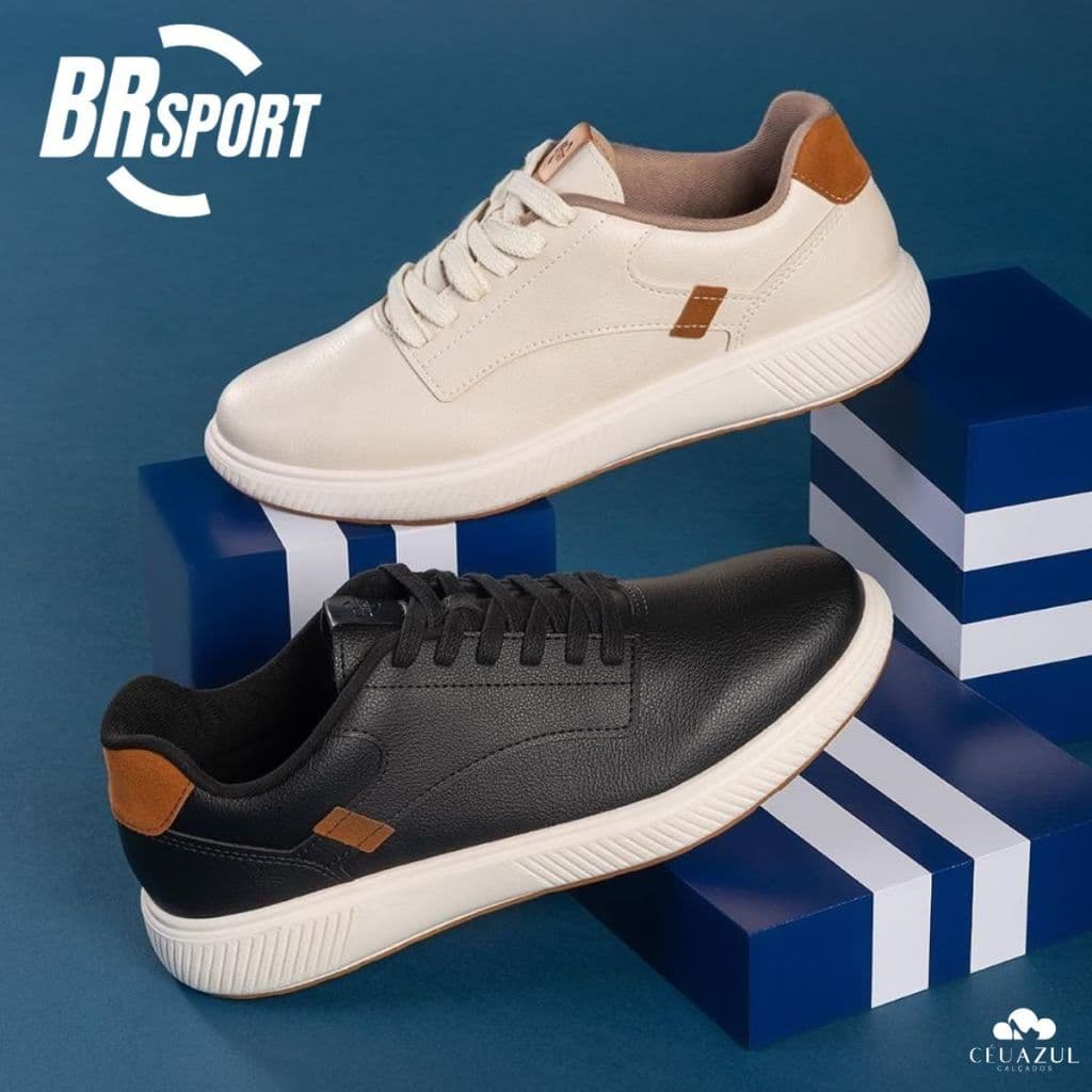 Sapatênis Masculino BR Sport Casual Confortável Estiloso Leve