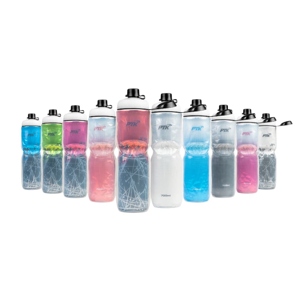 Caramanhola Garrafa Squeeze Térmica PTK Rastro 700ml - Livre de BPA bike squeeze garrafinha ciclismo academia esporte