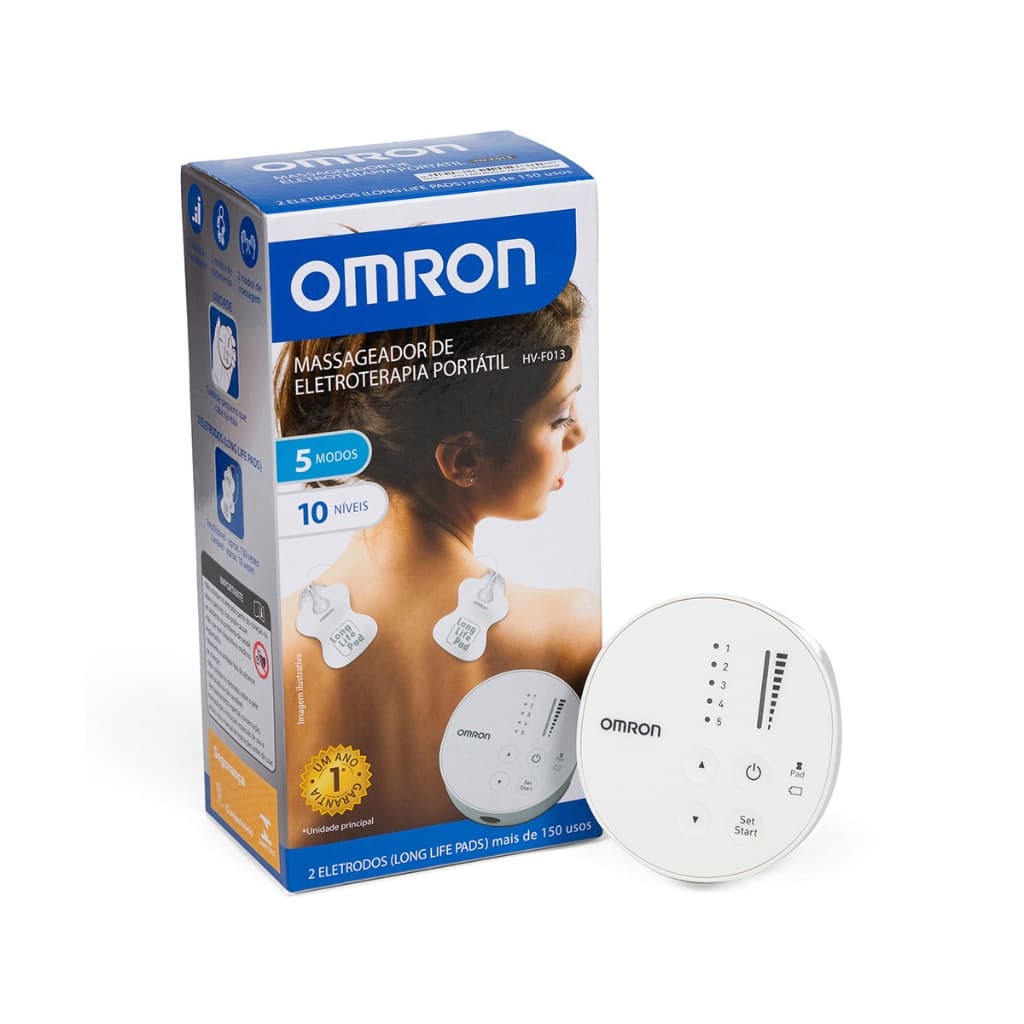 Massageador de Eletroterapia Portátil HV-F013 Omron