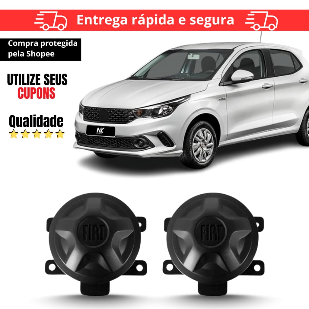 Par/Un Grade Tela Milha Farol Argo Direito/Esquerdo 2017 18 2019 2020 2021 2022 2023 2024 2025 2026