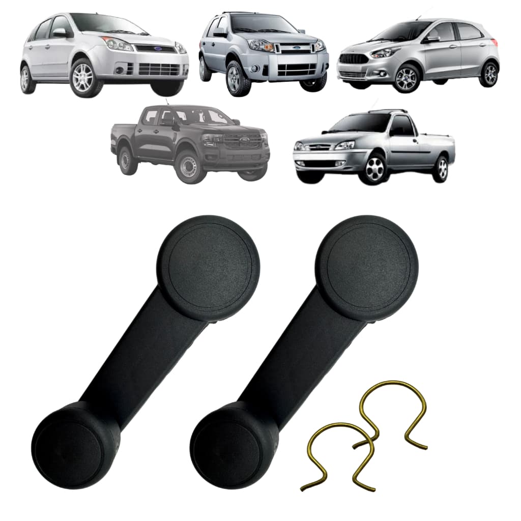Manivela regular Abrir Vidro Porta Fiesta Ka Courier Ecosport