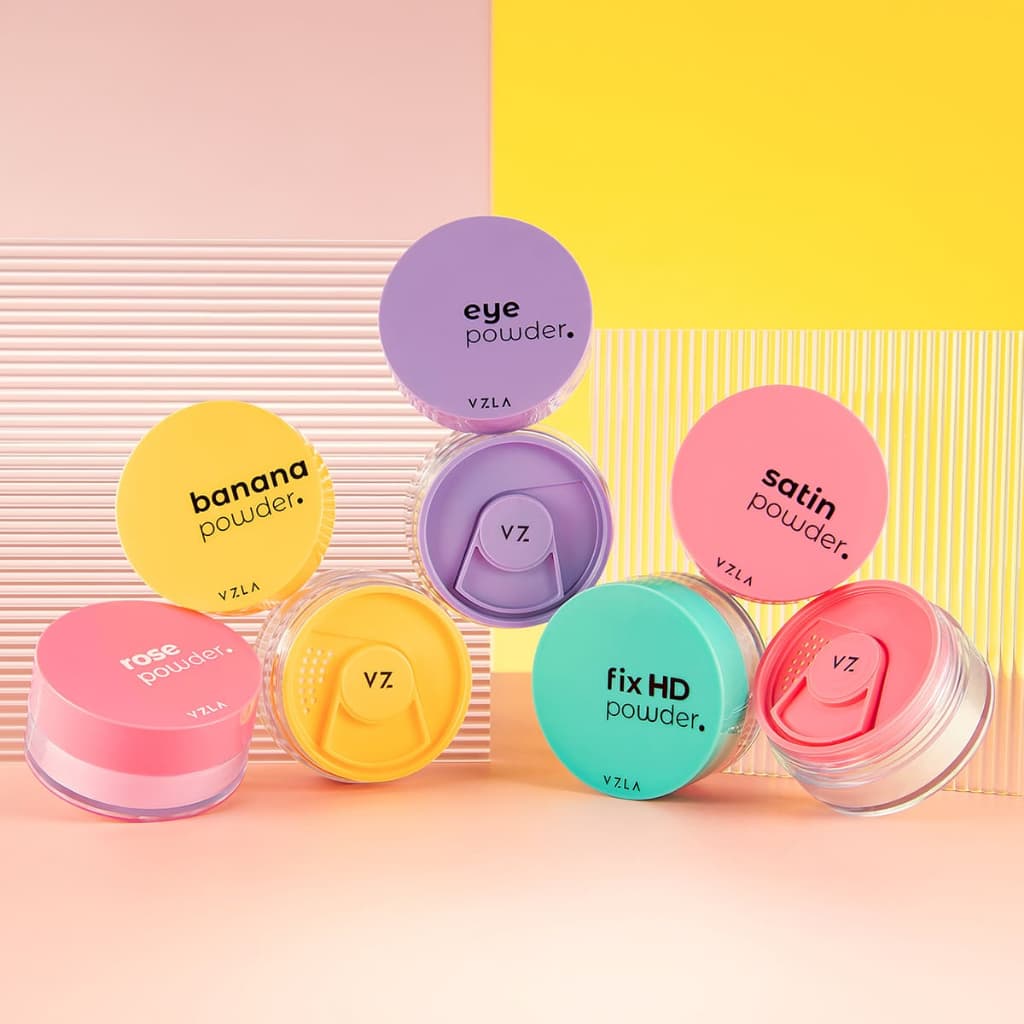 Pó Solto Satin Powder Acabamento Acetinado Brilho Natural Vegano Original Vizzela