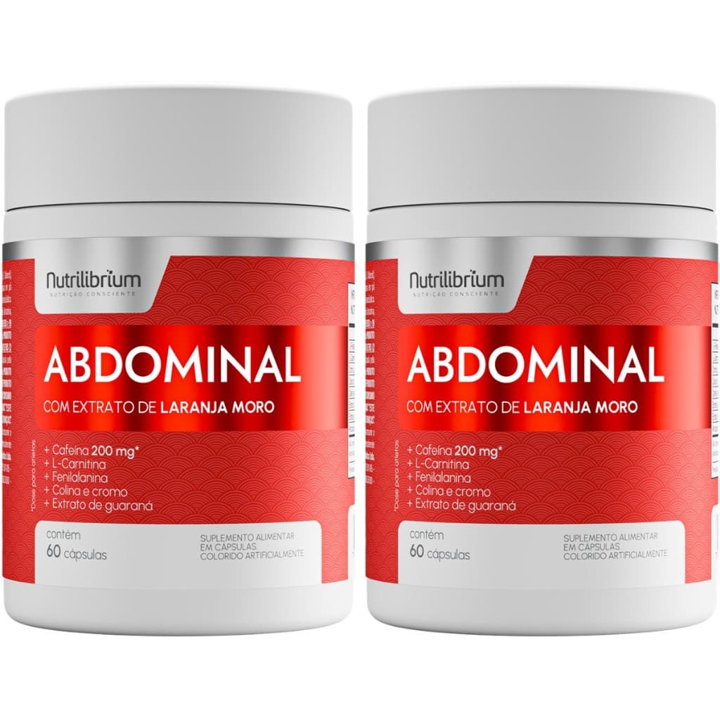 Kit 2x Termogênico Abdominal Dia Total 120 Cápsulas Nutrilibrium