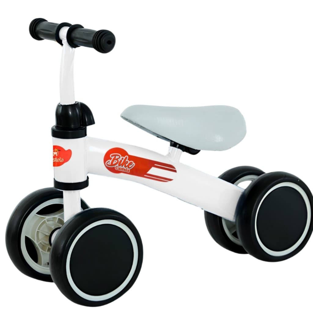 Bicicleta De Equilíbrio Infantil Até 20Kg Branco - Castela