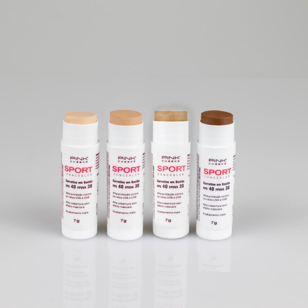Corretivo PINK CHEEKS Fps40 Resistente Ao Suor 7g Cores