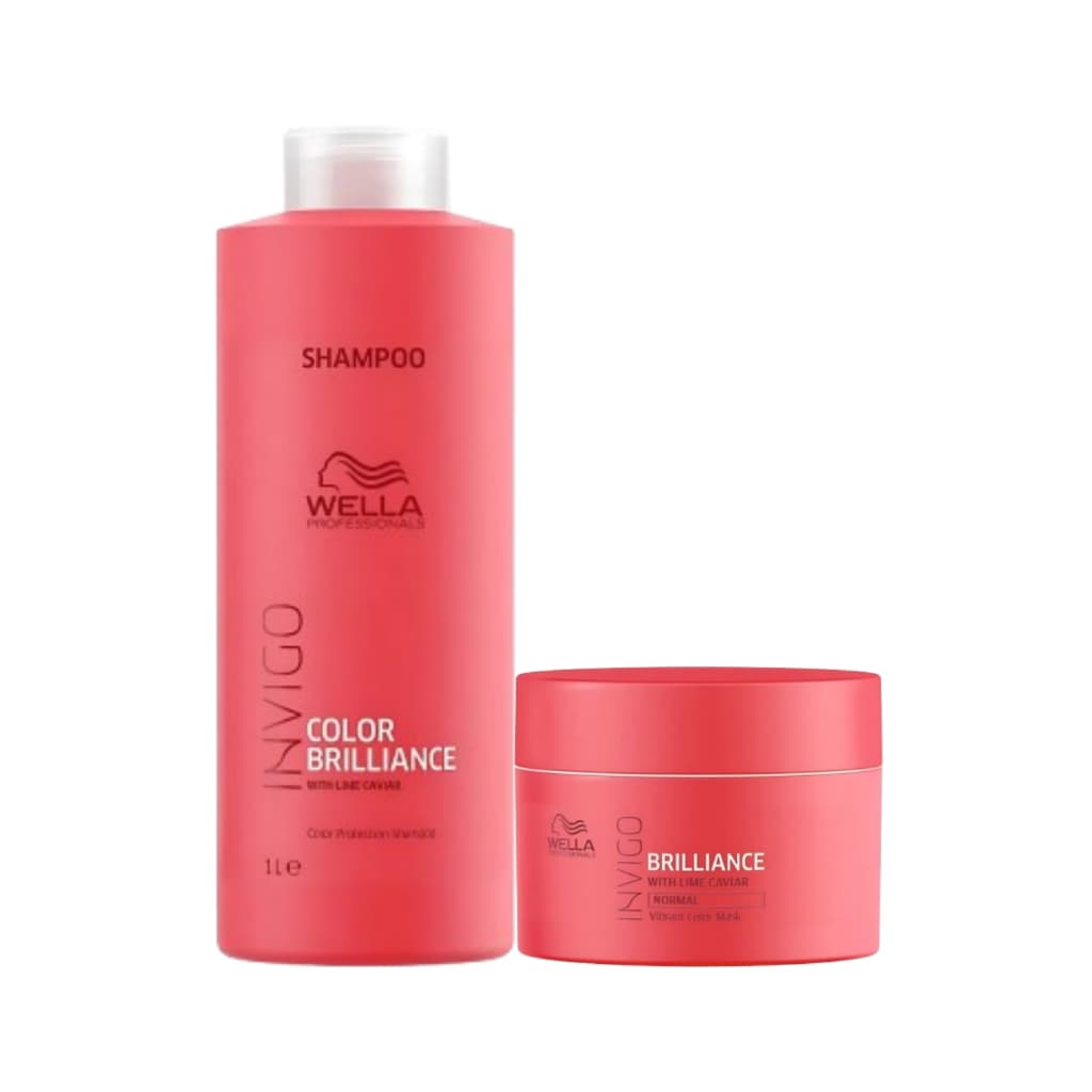 Kit Wella Professionals Invigo Color Brilliance - Shampoo 1L e Máscara 150ml
