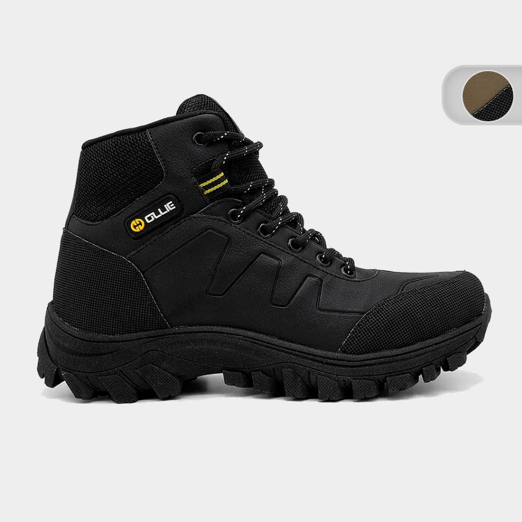 Tenis Ollie Monttana Cano Alto Adventure Trilhas Masculino