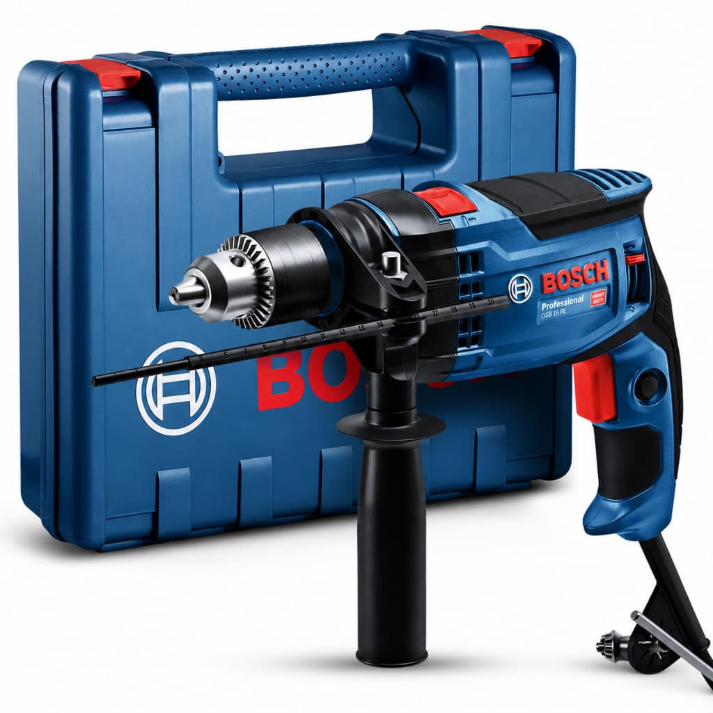 Furadeira de Impacto GSB 16 RE Bosch 850W 1/2" com Maleta