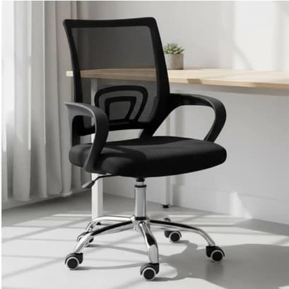 Cadeira Ergonômica Office Arco Estofado Mesh Tipo Presidente Perfeita P Escritório e Home Office