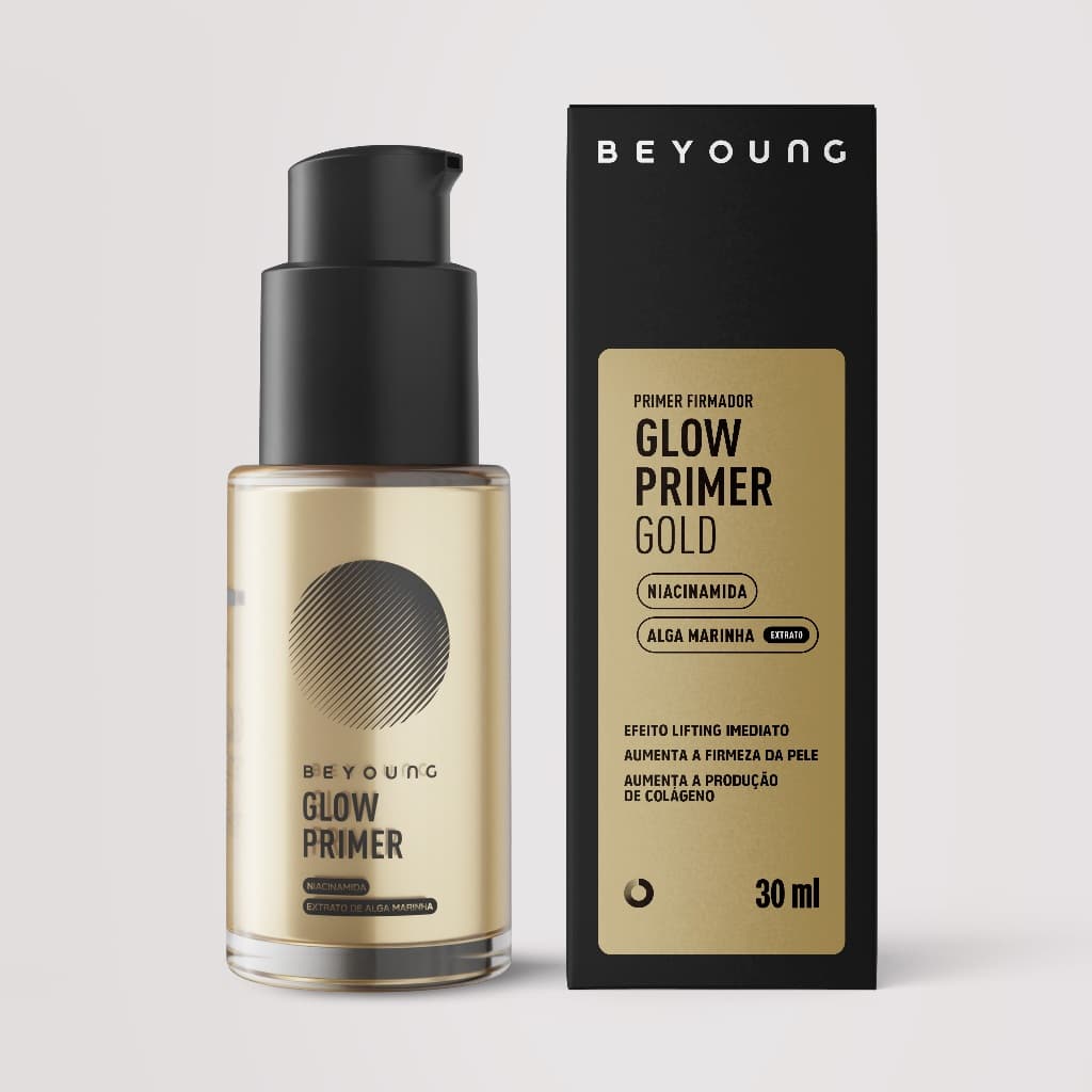 Primer facial com niacinamida e efeito lifting - Gold