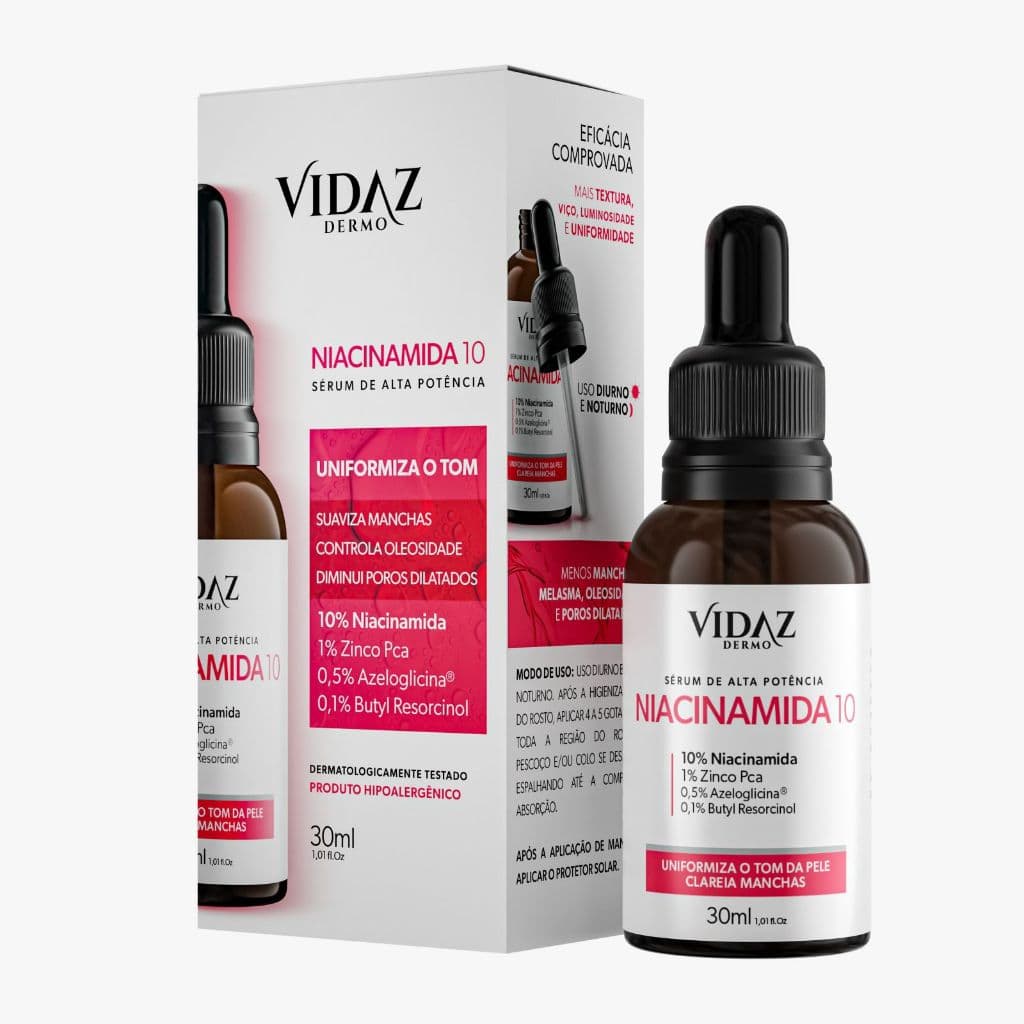 Sérum Facial Niacinamida 10 Clareador De Manchas Skazi Vidaz 30ml