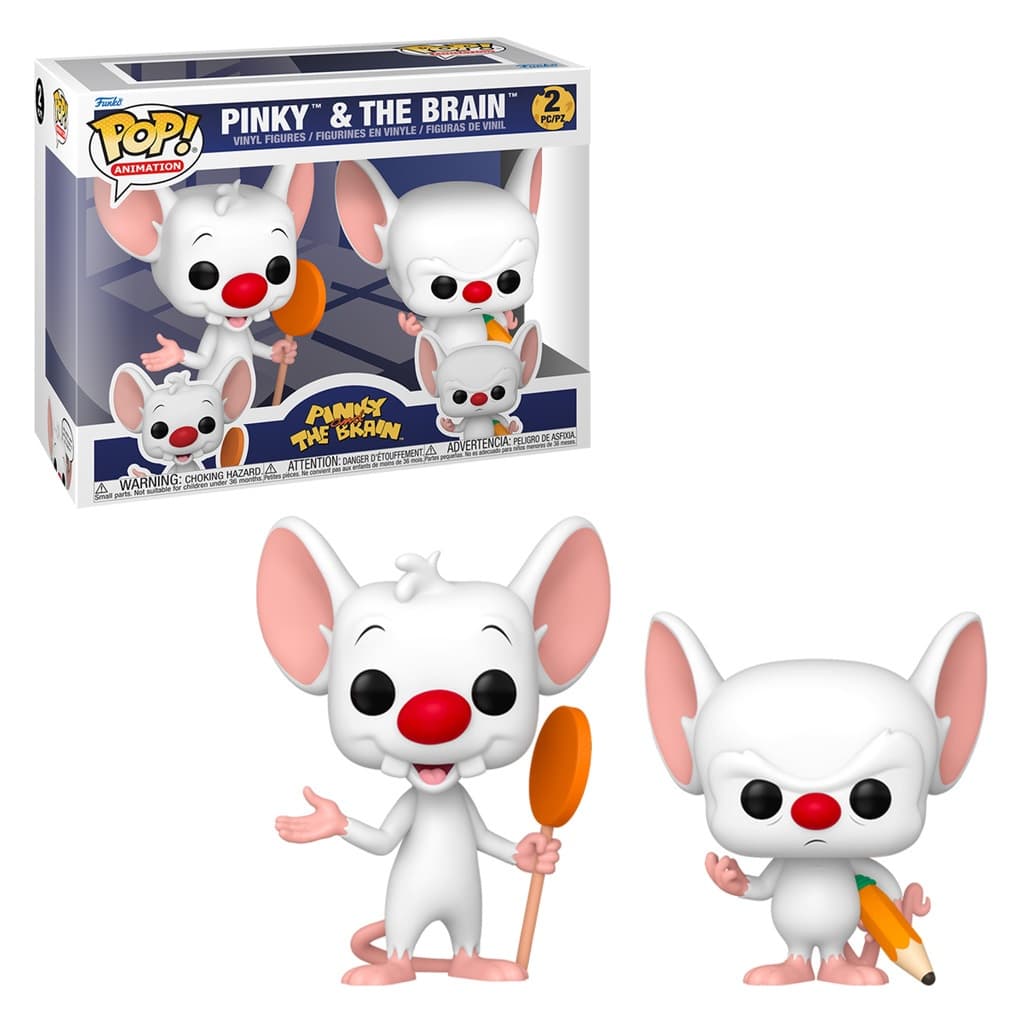 FUNKO POP PINKY & THE BRAIN 2PACK 86694 NOVO ORIGINAL