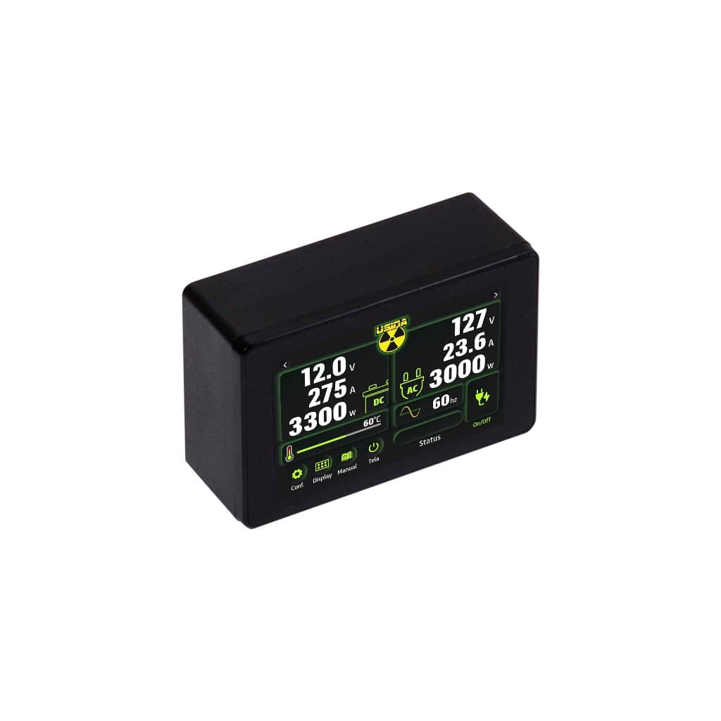 Central de Controle Externa LCD Touchscreen para Inversor Usina Connect