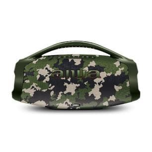 Caixa de Som Bluetooth AIWA Boombox BBS-01GR 200W Camuflado Verde Bivolt 127V/220V
