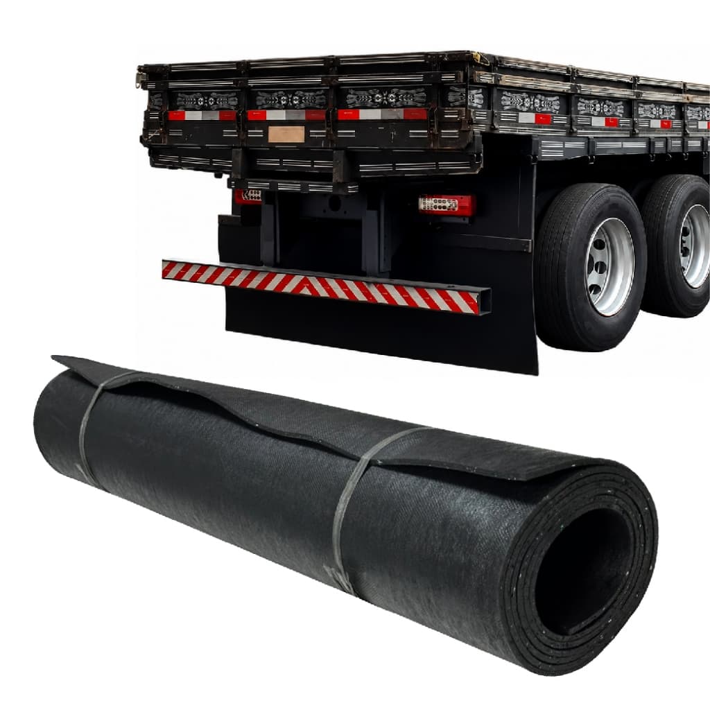 Aparabarro Lameirão Saião Badana Caminhão 2.60mt X 100cm Borracha Pura
