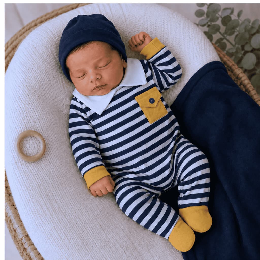Saída de maternidade menino Listras Noah