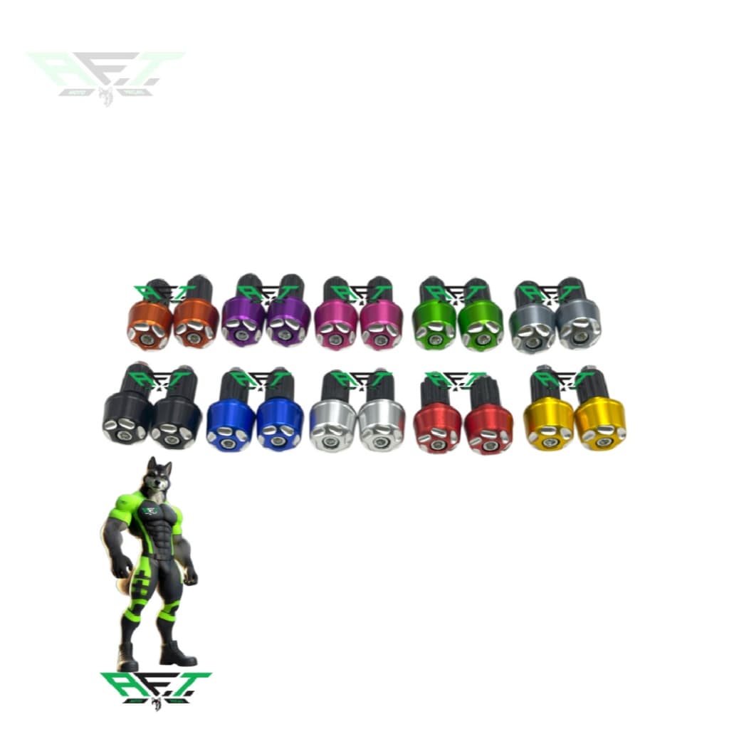 Peso De Guidão Moto Universal Alumínio P/Guidão Oco Colorido