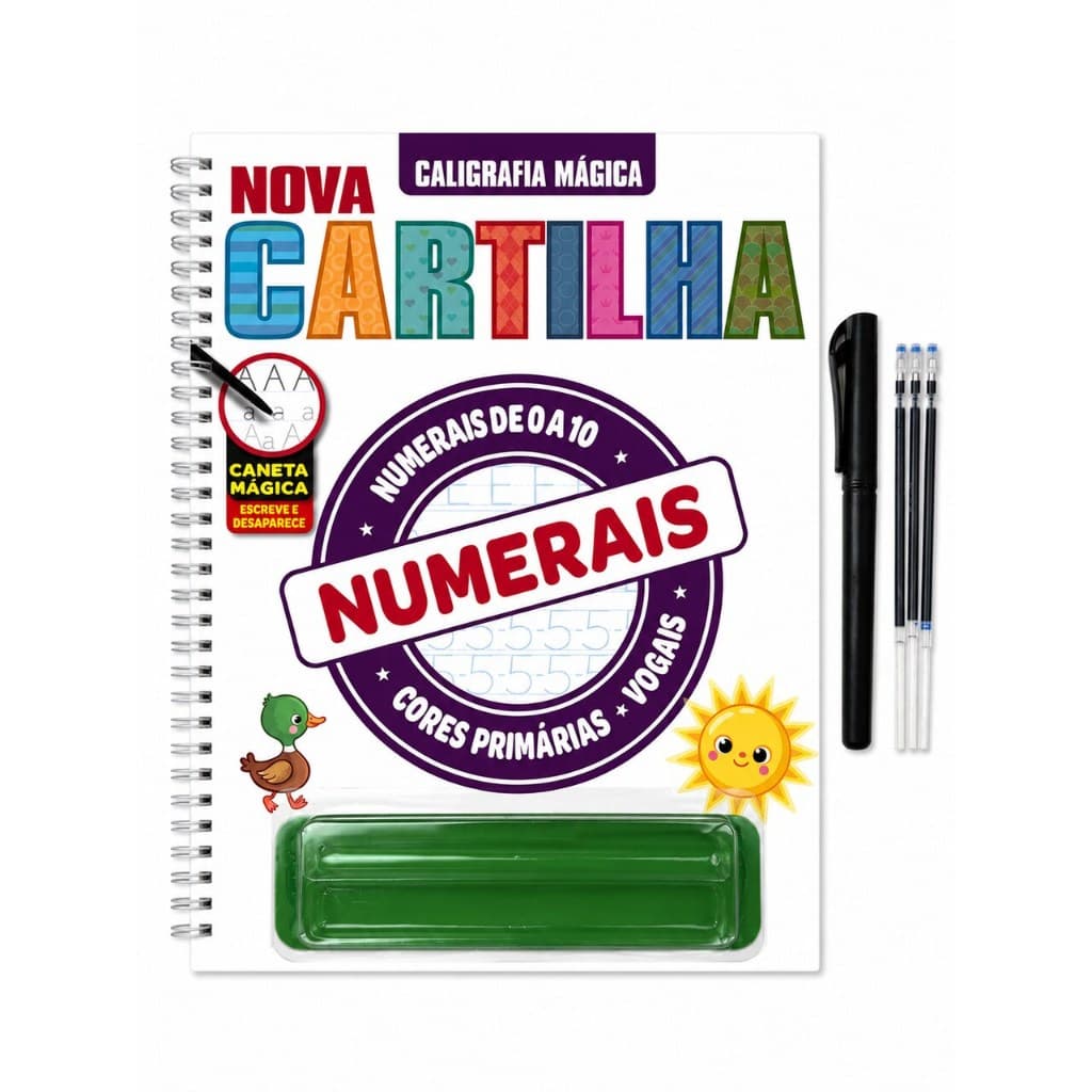 Caligrafia Mágica - Nova Cartilha - Numerais
