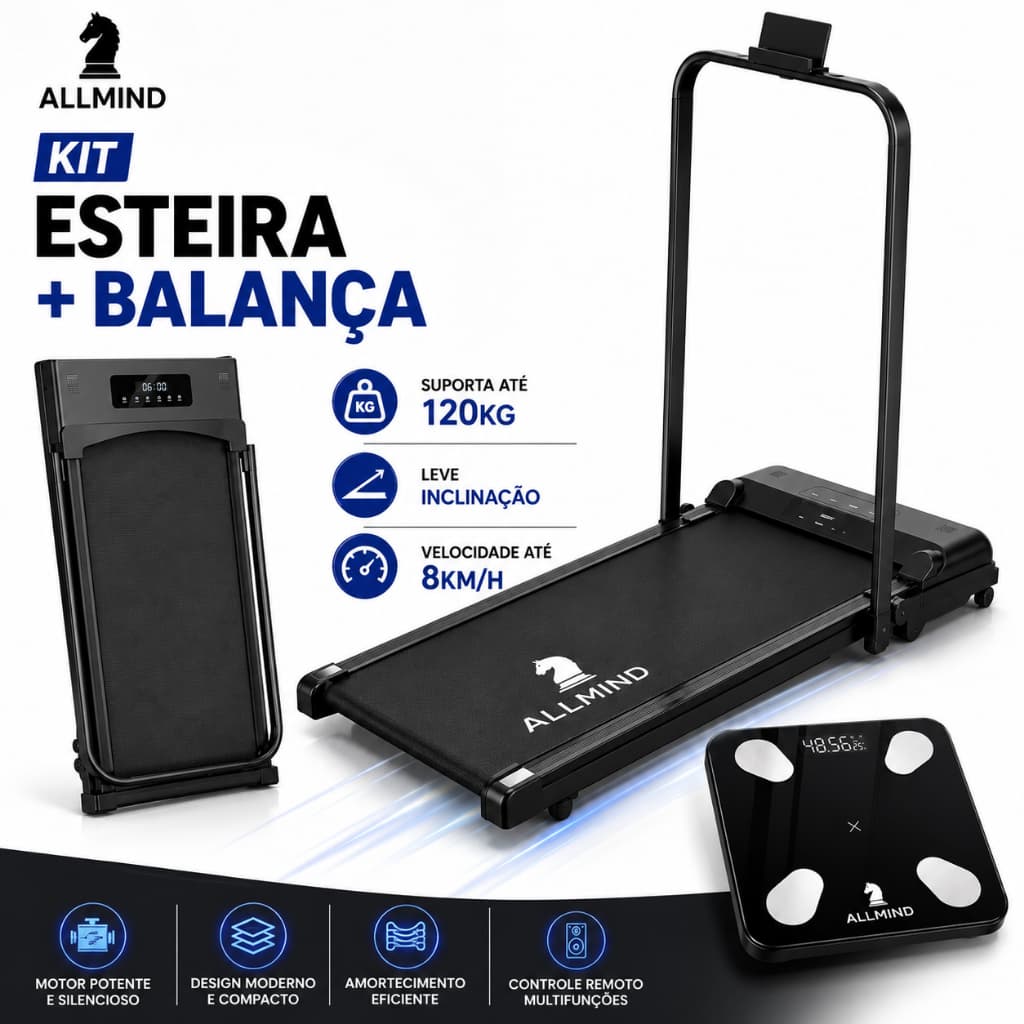 Esteira Elétrica Ergometrica Dobravel 3 Posições 120kg Esteira De Academia Eletrica Mini Esteira Fit