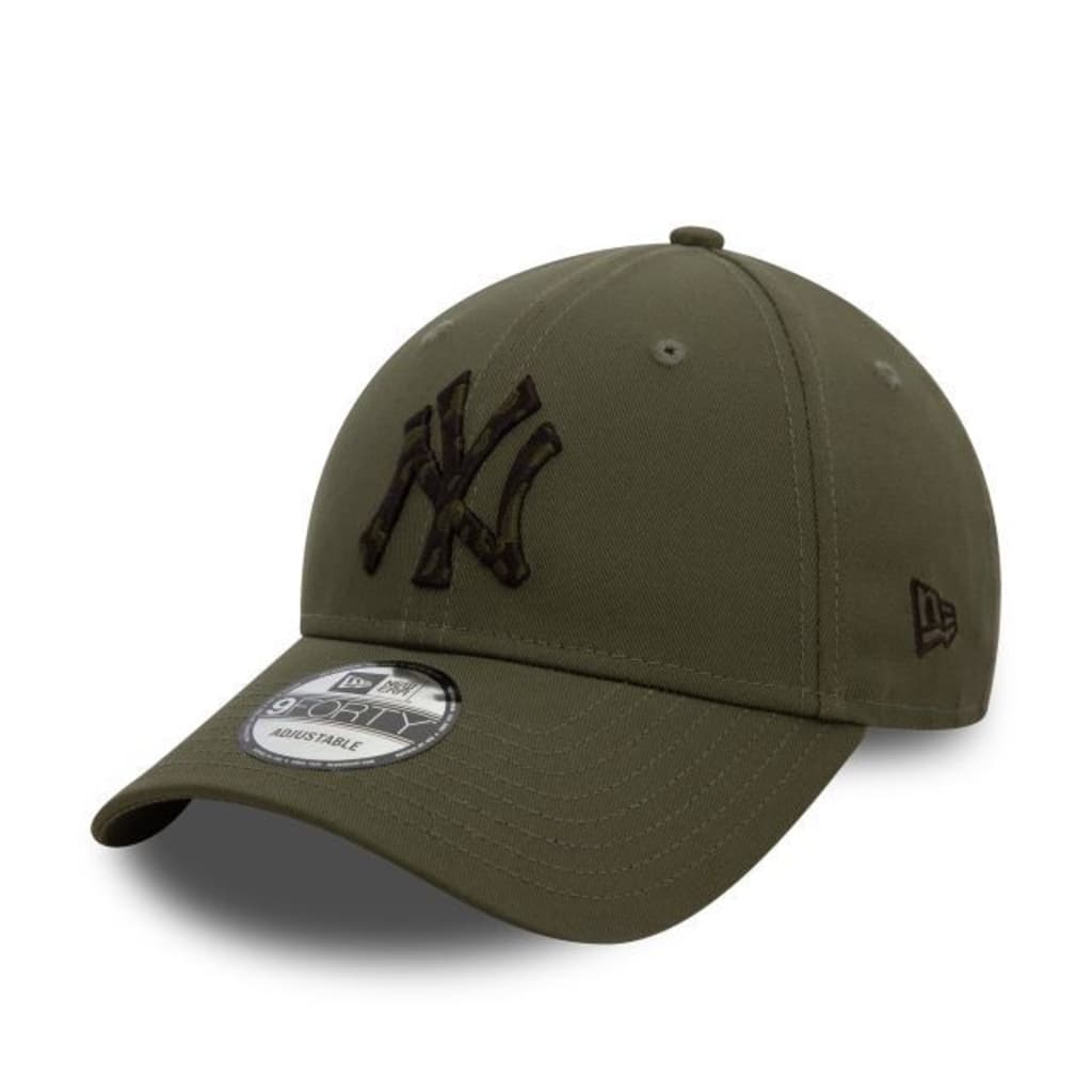 BONÉ NEW ERA 9FORTY NEW YORK YANKEES MLB VERDE — ABA CURVA AJUSTÁVEL | ORIGINAL