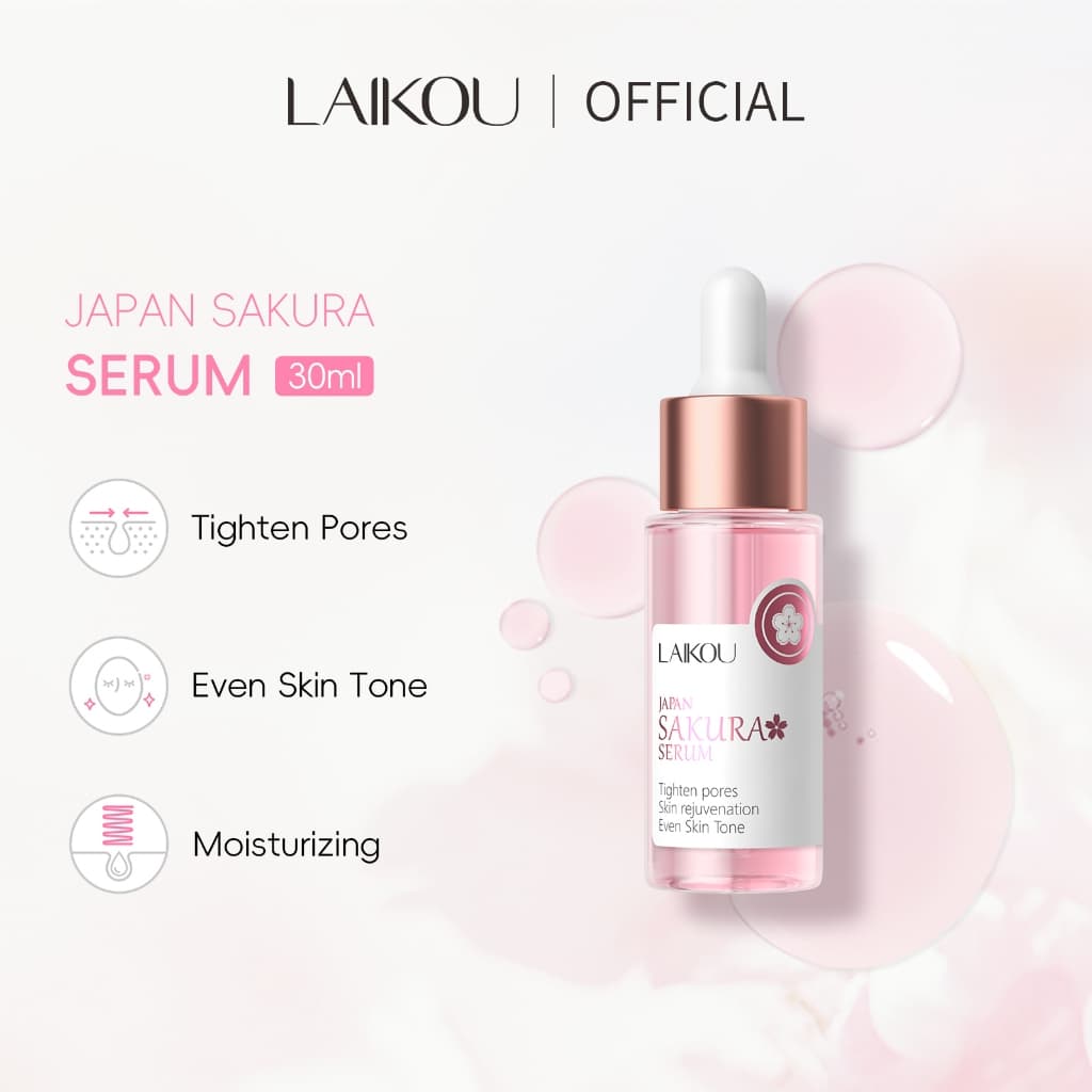 LAIKOU Essência Facial Sakura Anti-Idade Para O Local Escuro/Cuidados Com A Pele 30ml