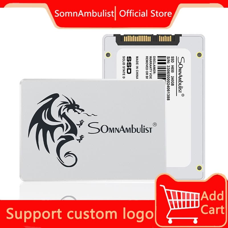 Unidade de estado sólido ultrafina de 2.5 polegadas SATAIII 6 Gb/s 120 GB-512 GB amplamente compatível