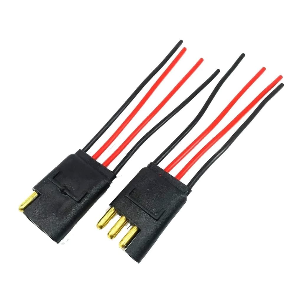 Chicote 4 Vias Injetado Conector Tomada Plug Para Caixa Som 4 Vias Com Fio 1,5 mm