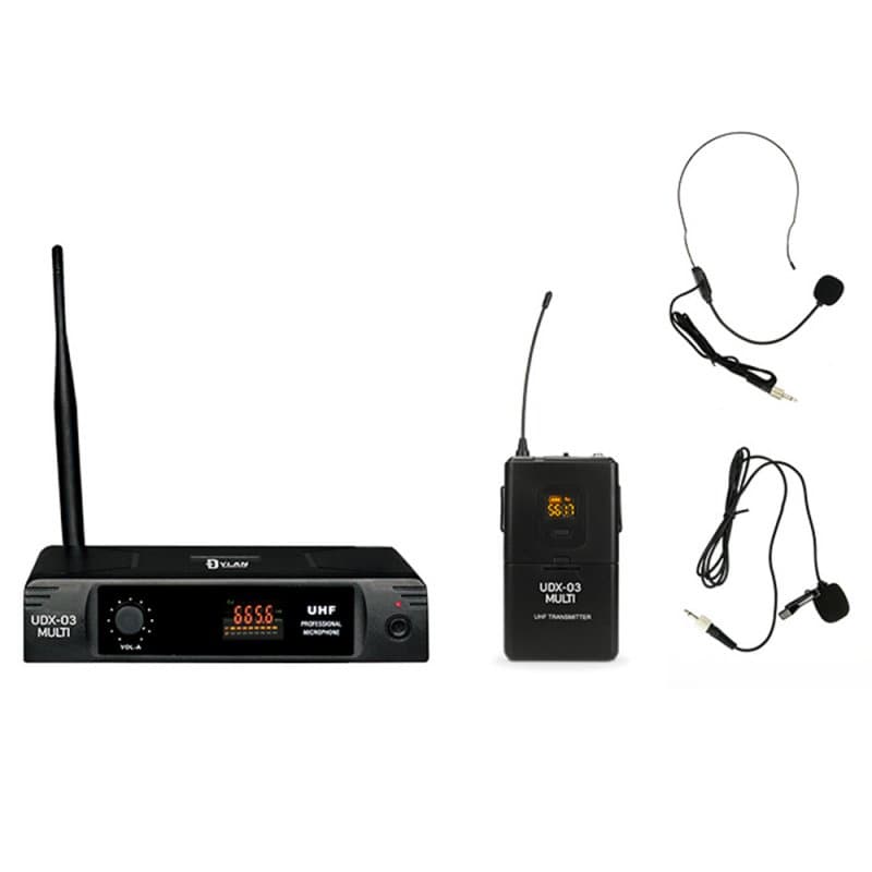 Microfone sem Fio Dylan UDX-03 Multi Headset