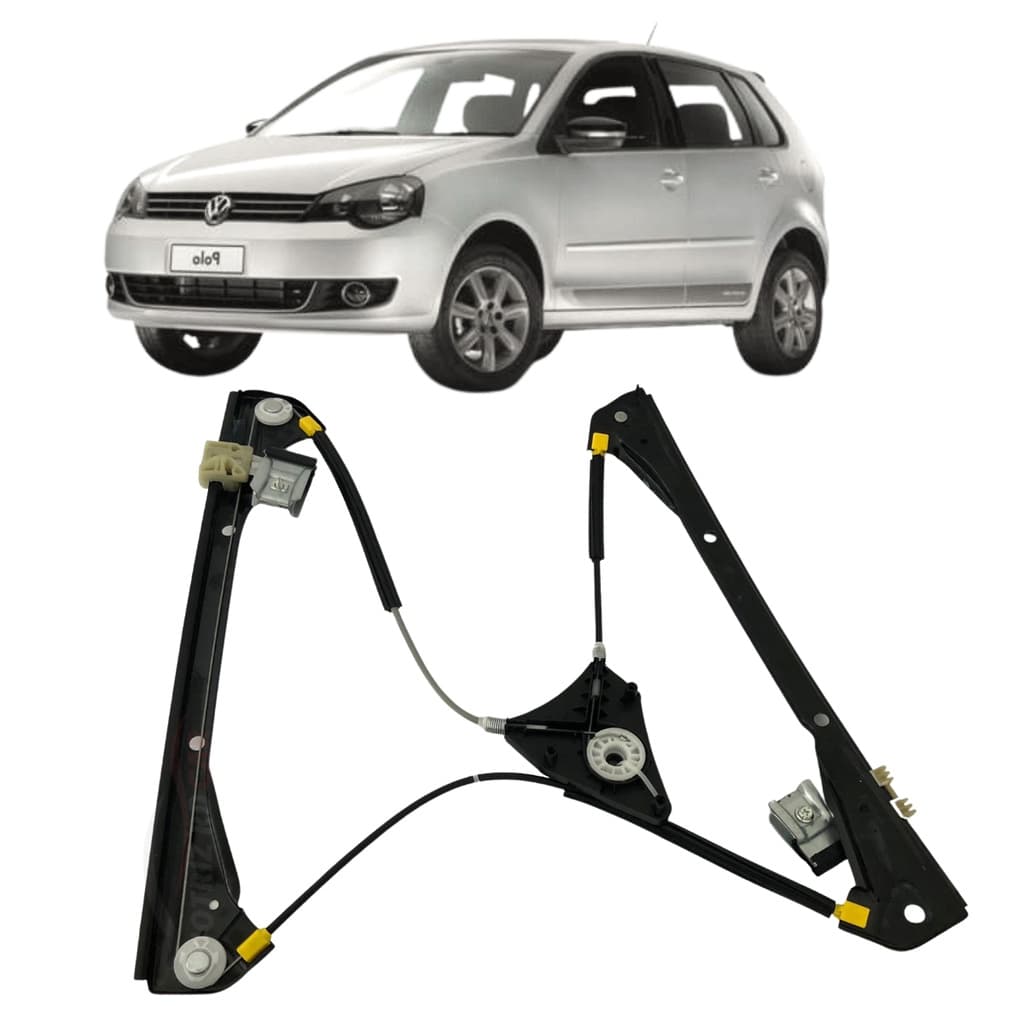 Máquina De Vidro Polo Elétrico Porta Dianteira Lado Esquerdo