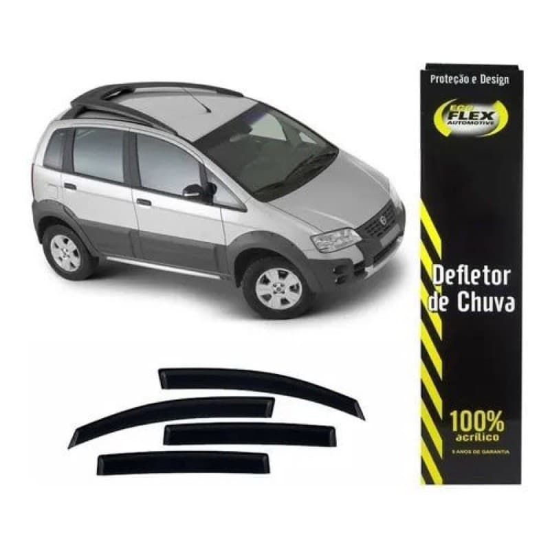 Calha De Chuva Defletor 4 Portas Idea 2005 a 2015 50009A