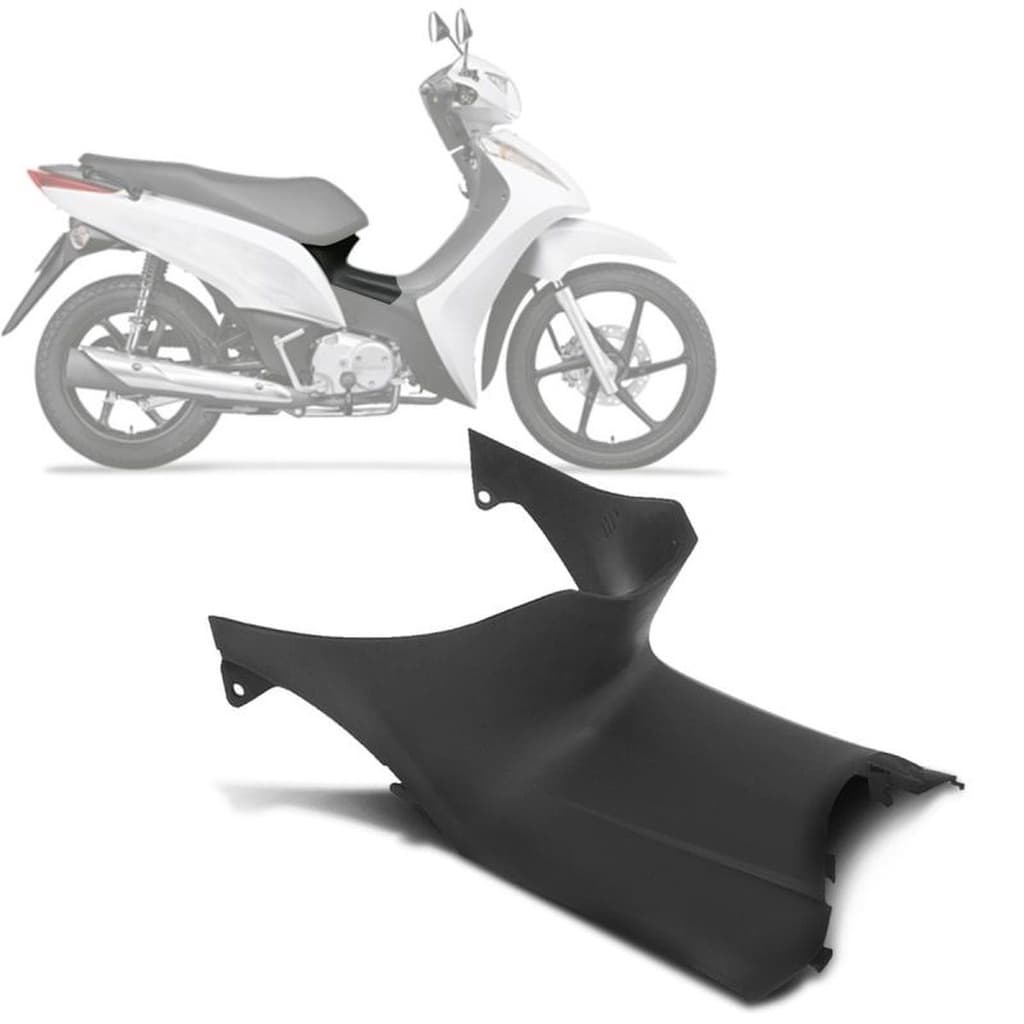 Tampa Central Protetor de Pernas Biz 125 Ks/es/+ 2011 2012 2013 2014 2015 2016 2017 Cromo Forte