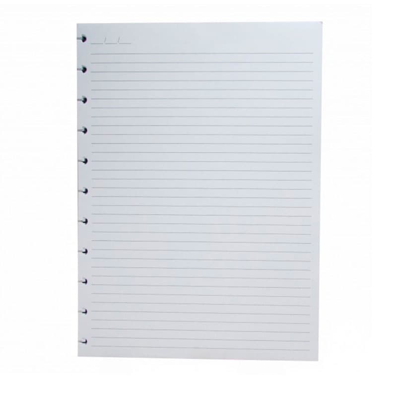 Bloco refil grande pautado 90g com 50 folhas CIRG4003 Caderno Inteligente