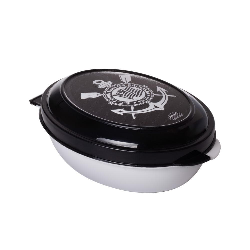 Saboneteira de Plástico 180 Ml Corinthians- Oficial Plasutil
