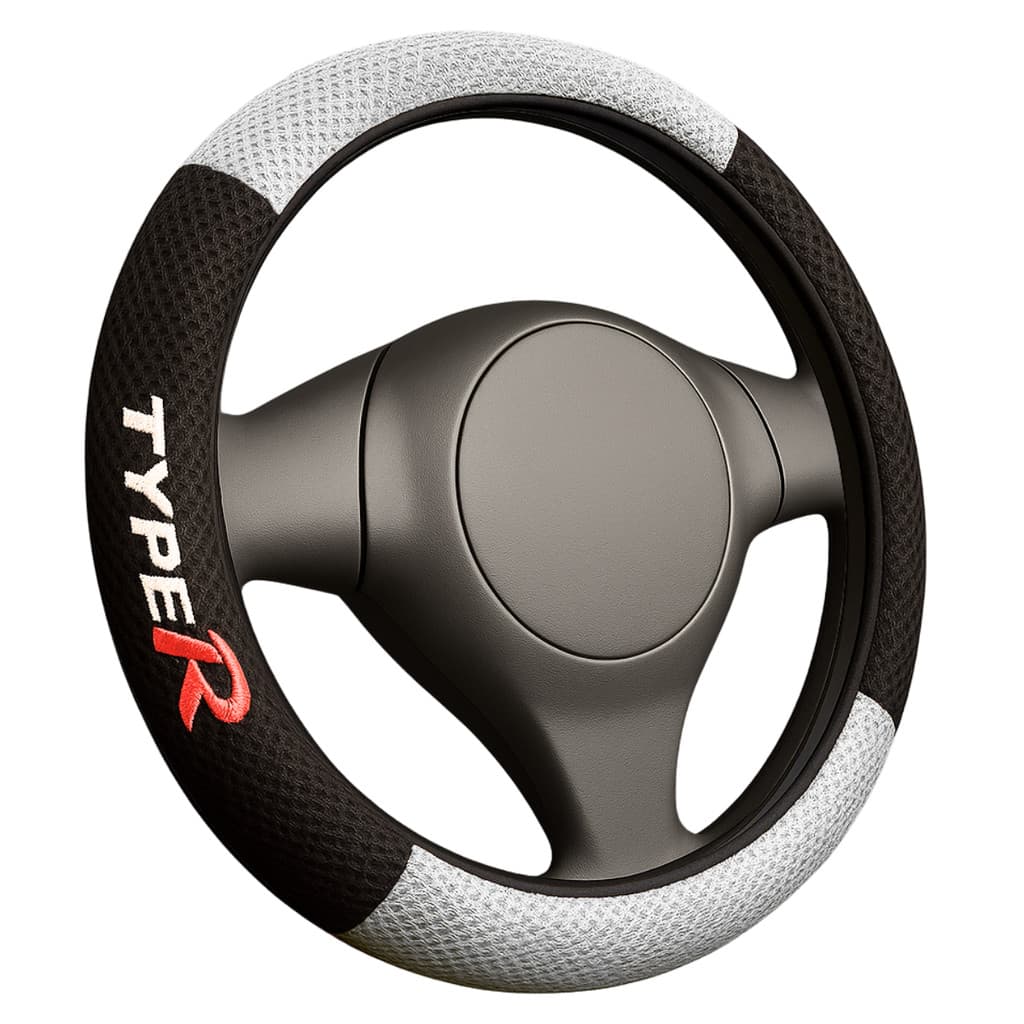 Capa De Volante Type-R Prateado 38cm Universal