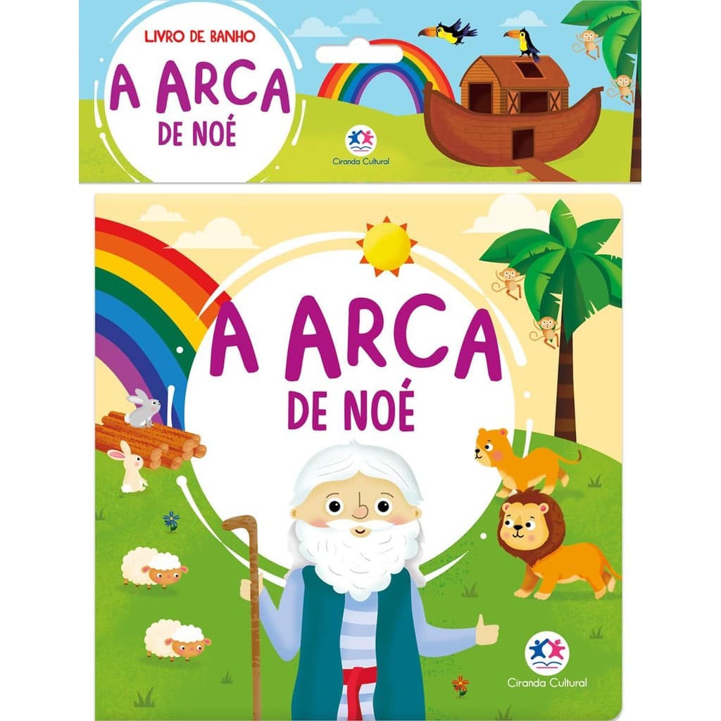 Livro Infantil De Banho e Diversão Para Bebê - A Arca de Noé