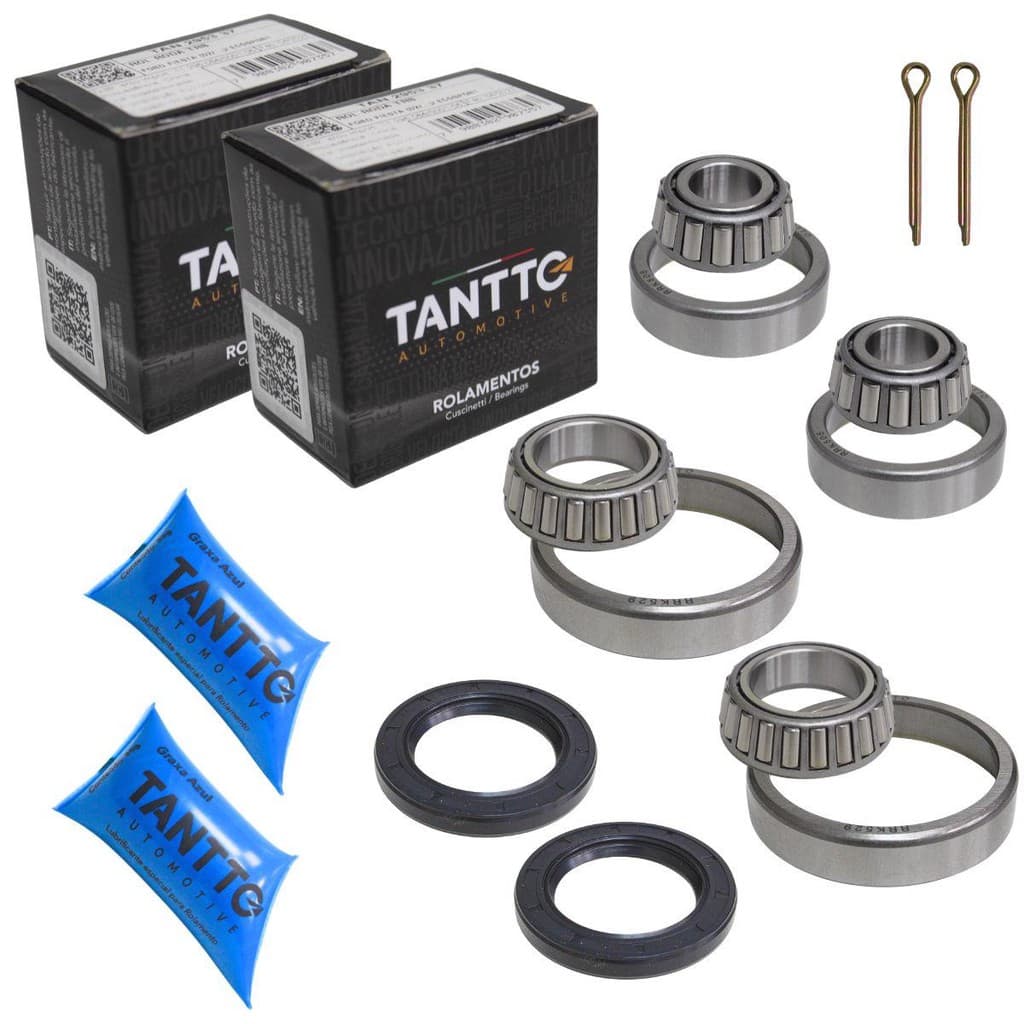 Par Kit Rolamento Roda Traseira Gol G1 G2 G3 G4 G5 S/ Abs